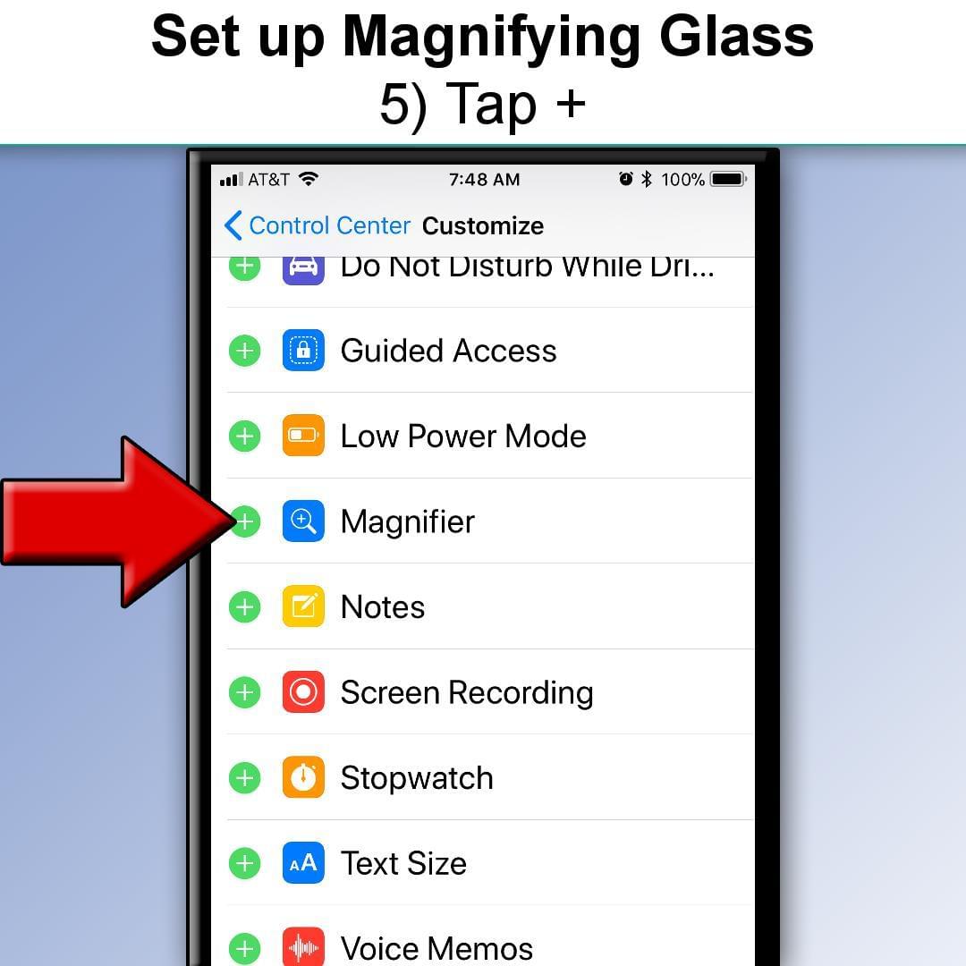 iPhone Magnifying Glass